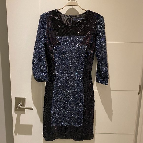 French Connection Sequin Bodycon Dress - Picture 1 of 5